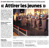 L'Ensemble vocal Voix du Fleuve à la Folle Journée - Attirer les jeunes [Presse Océan 23-01-2019]