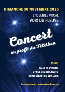 Lire la suite à propos de l’article CONCERT du Téléthon 2025