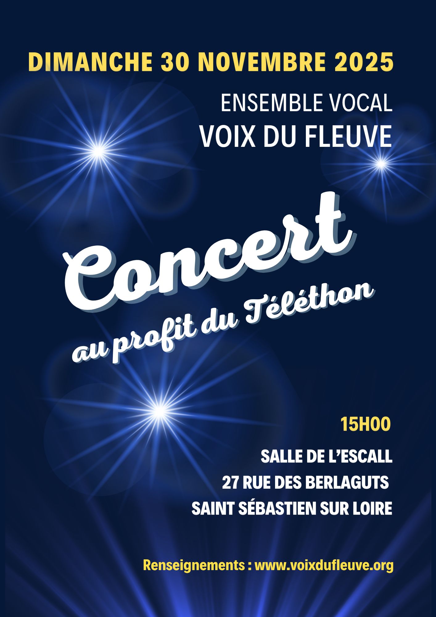 Lire la suite à propos de l’article CONCERT du Téléthon 2025