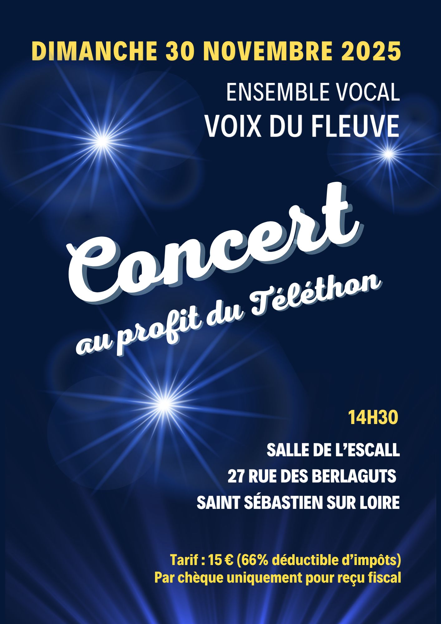 Lire la suite à propos de l’article CONCERT du Téléthon 2025